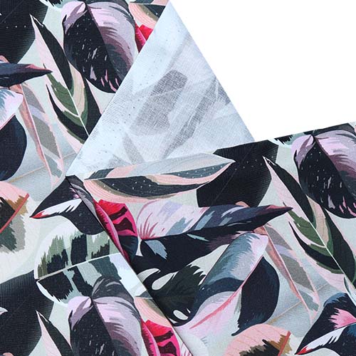 65646 Fab Cotton 112cm Colourful Leaves