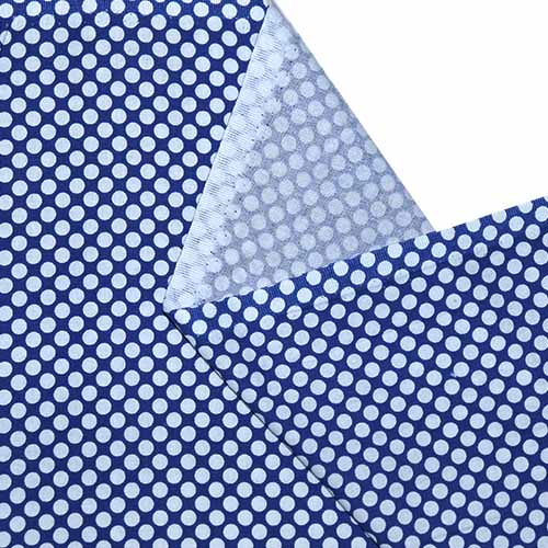 65658 Fab Cotton 112cm Blue Polka Dots