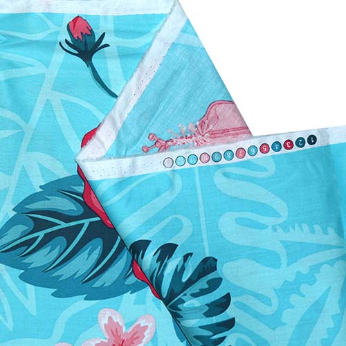 65705 Fab Cotton 160cm Floral Print Blue