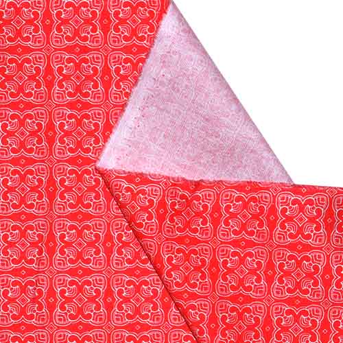 65713 Fab Cotton 112cm Red Pattern