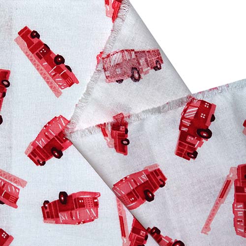 65716 Fab Cotton 112cm Fire Engines
