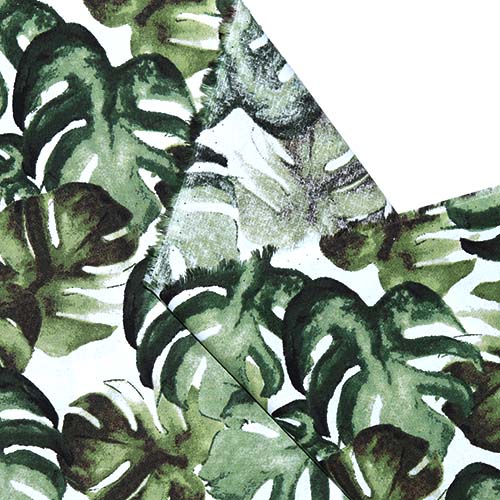 65749 Fab Cotton 112cm Green Leaf