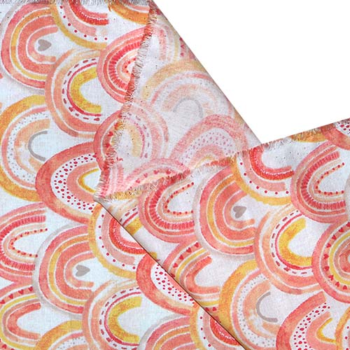 65751 Fab Cotton 112cm Pink Rainbows