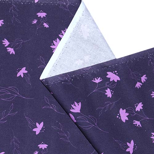 65777 Fab Cotton 112cm Flower Purple