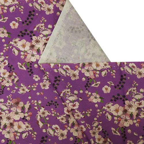 65779 Fab Cotton 112cm Flower Purple