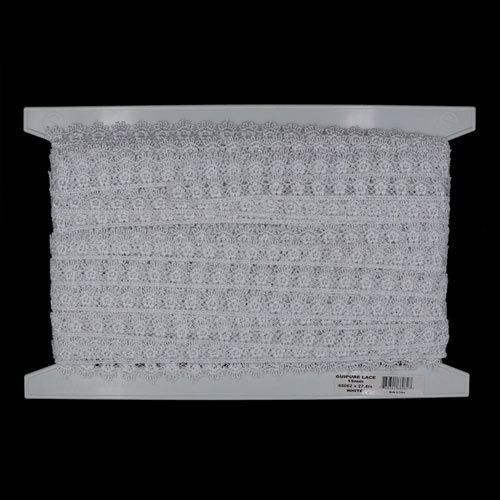 68062 Lace Guipure 15mm White