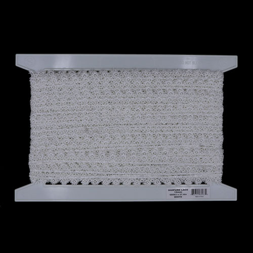 68063 Lace Guipure 12mm White