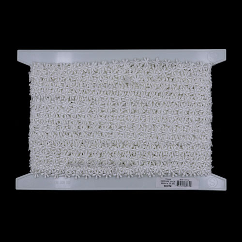 68064 Lace Guipure 15mm White