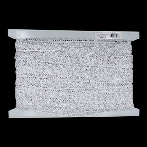 68073 Lace Guipure 22mm White