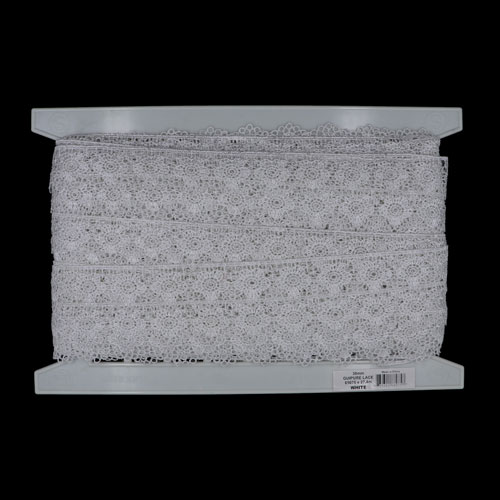 68075 Lace Guipure 30mm White