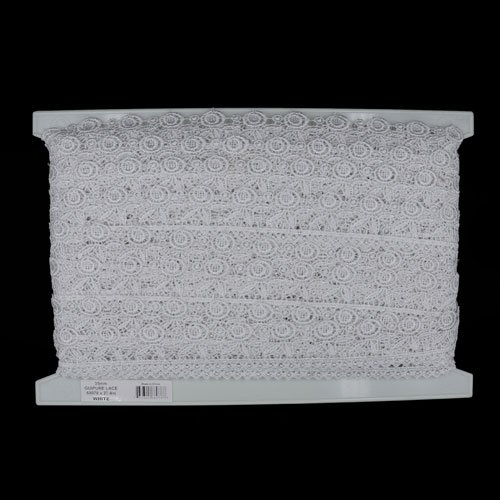 68078 Lace Guipure 35mm White