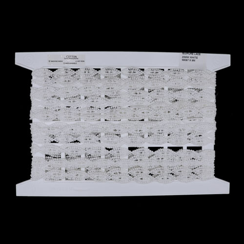 68087 Lace Guipure 20mm White