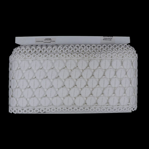 68108 Lace Guipure 135mm White