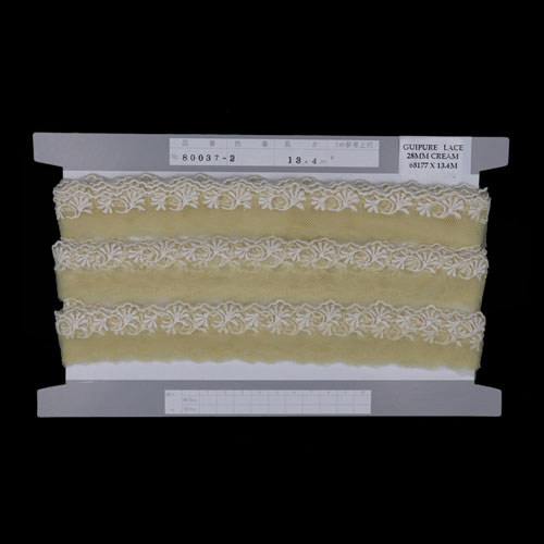 68177 Lace Guipure 28mm Cream