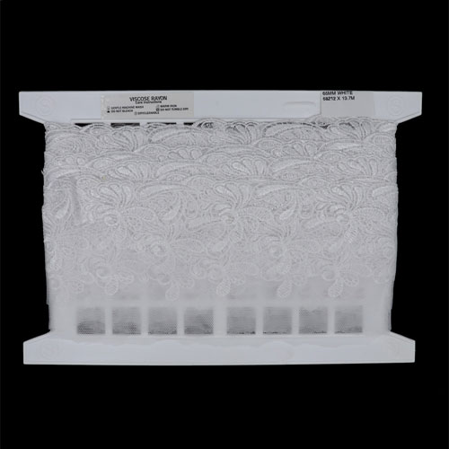 68212 Lace Guipure 65mm White