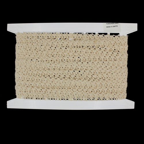 69332 Lace Torchon 15mm Natural