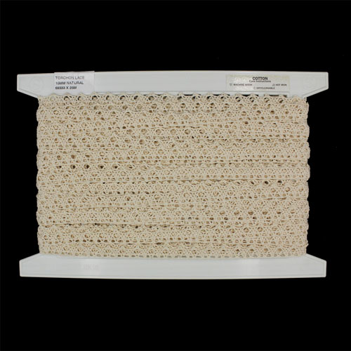 69333 Lace Torchon 15mm Natural