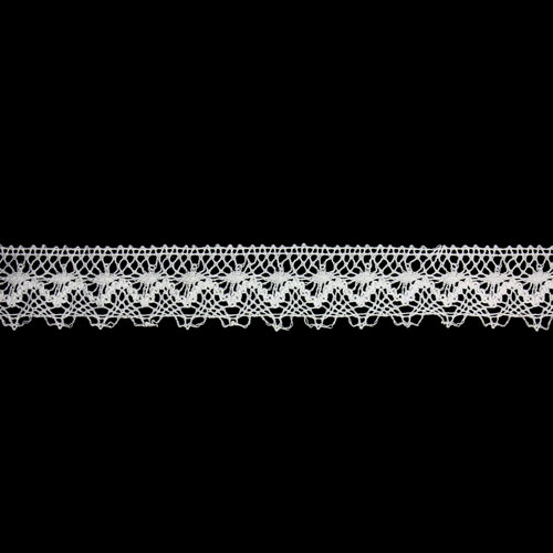 69549 Lace Torchon 32mm White