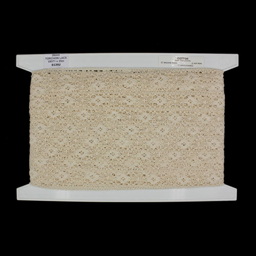 69571 Lace Torchon 26mm Ecru