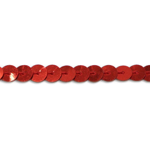70021 Trim Sequin 6mm Red