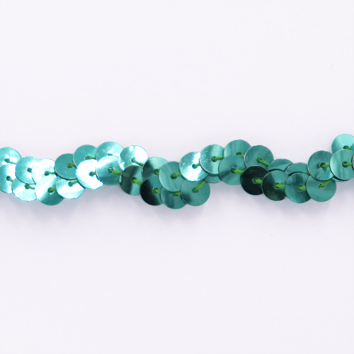 70038 Sequins Ric Rac 20mm Teal