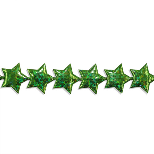 70299 Trim Stars Metallic Green