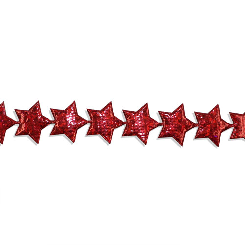 70300 Trim Stars Metallic Red