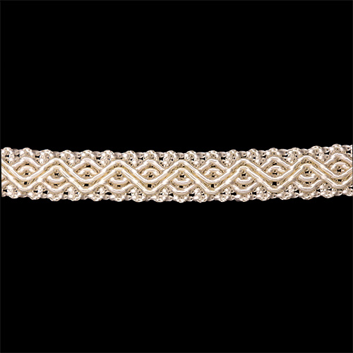 75548 Sullivans 12mm Rayon Braid - Cream   30mts