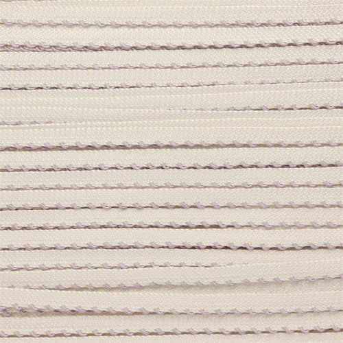 77431 Braid Piping 8mm White Lilac Edge