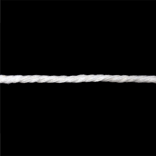 80471 Sullivans 3mm Piping Knit Cord - Size #0  - White  100mts