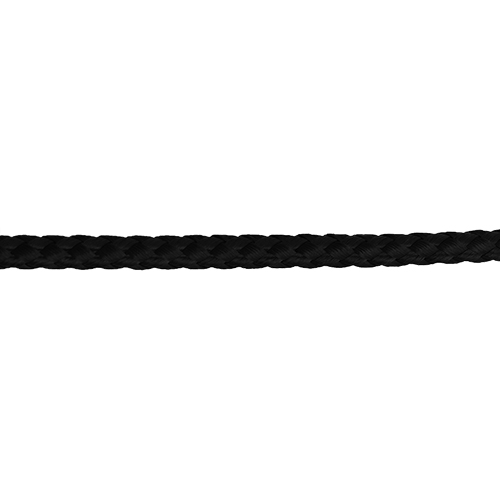 81324 Sullivans 4mm Braided Cord - Black 50mts