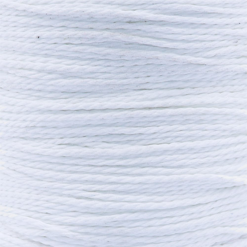 81513 Twisted Cord White Polyester 3mm