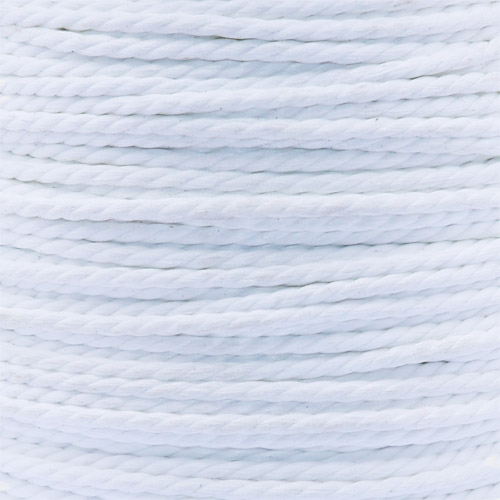 81514 Twisted Cord White Polyester 4.5mm