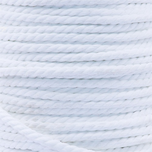 81515 Twisted Cord White Polyester 5mm