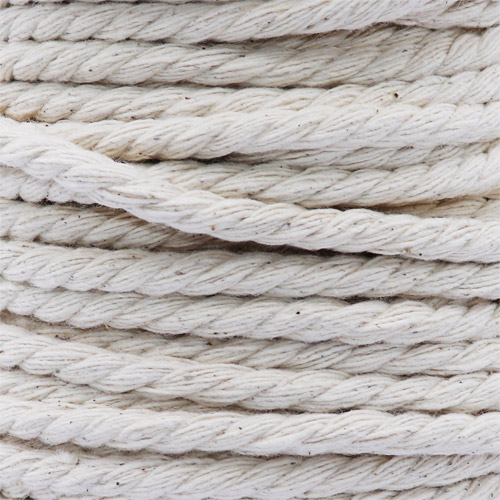 81518 Twisted Cord Natural Cotton 6mm