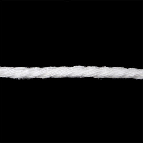 82030 Sullivans 4mm Piping Knit Cord - Size #1  - White 500mts