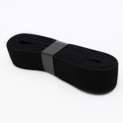 85044 20mm Elastic 2m Black