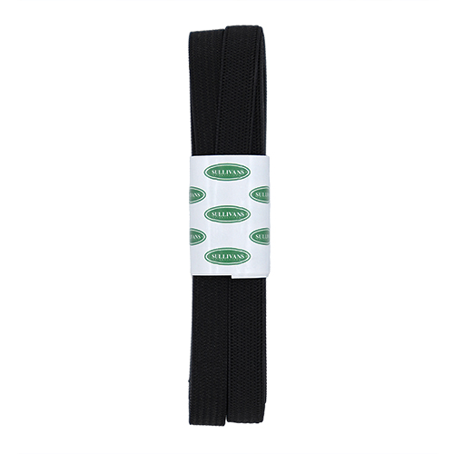 86012 Sullivans 9mm Elastic - 3m - Black
