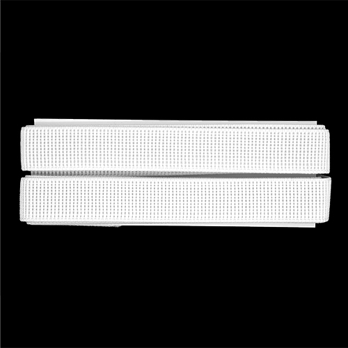 86029 Sullivans 20mm Non Roll Ribbed Elastic - 2m - White