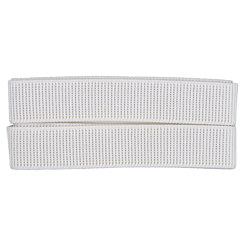 86031 Sullivans 25mm Non Roll Ribbed Elastic - 1m - White