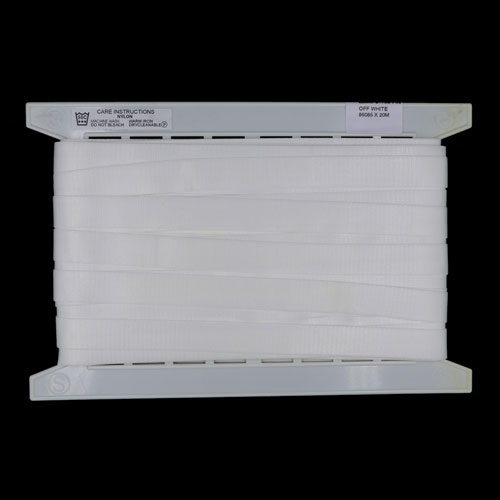 86085 Lingerie Strapping 22mm Off White