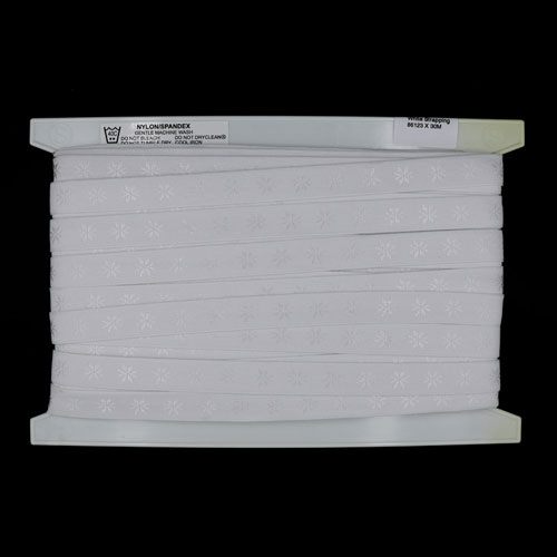 86123 Elastic 18mm White