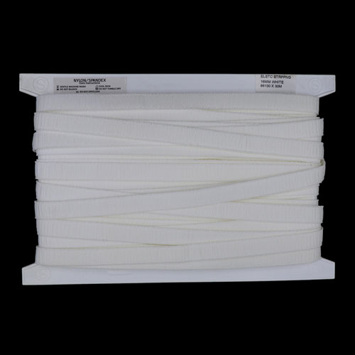 86130 Elastic 16mm White