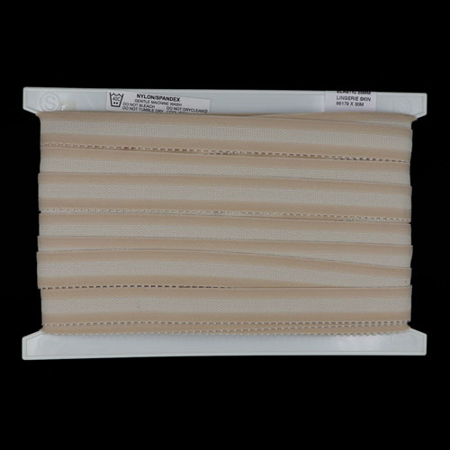 86179 Elastic Lingerie 25mm Beige