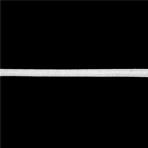 87000 Sullivans 3mm Round Elastic - White 50mts