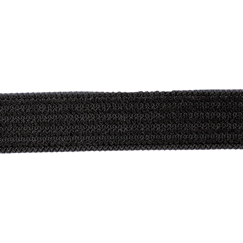 87173 Sullivans 8mm Non Roll Elastic - 132m - Black