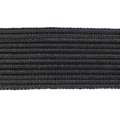 87179 Sullivans 20mm Non Roll Elastic - 50m - Black