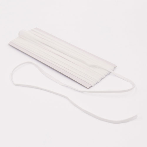 87310 Sullivans 3mm Elastic - 5m Card - White