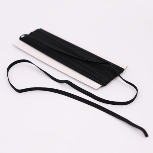 87311 Sullivans 3mm Elastic - 5m Card - Black