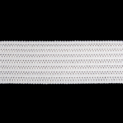 87402 Sullivans 12mm Polyester Elastic - 100m - White